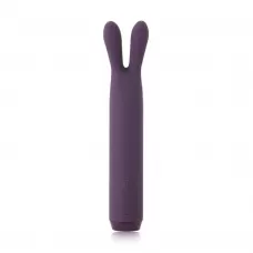 Фиолетовый вибратор с ушками Rabbit Bullet Vibrator - 8,9 см фиолетовый 