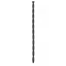 Черный уретральный силиконовый стимулятор - 30 см черный 