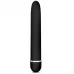 Черный классический вибратор Luxuriate - 17,8 см черный 