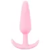 Розовая анальная втулка Mini Butt Plug - 8,4 см розовый 