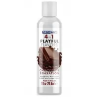 Массажный гель 4-в-1 Chocolate Sensation с ароматом шоколада - 29,5 мл  