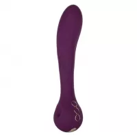 Фиолетовый изогнутый вибромассажер Passion - 21,5 см фиолетовый 