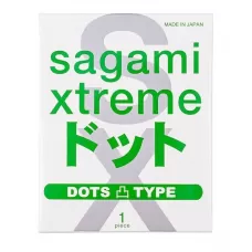 Презерватив Sagami Xtreme Type-E с точками - 1 шт  