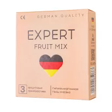 Ароматизированные презервативы EXPERT Fruit Mix - 3 шт  