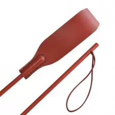 Красный кожаный стек  Флеш  - 58 см красный 