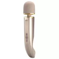 Бежевый жезловый вибратор Power Wand - 29 см бежевый 