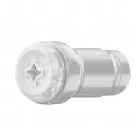 Мастурбатор Feel Pocket Stroker Crystal серебристый 