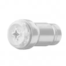 Мастурбатор Feel Pocket Stroker Crystal серебристый 