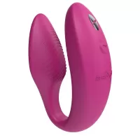 Розовый U-образный вибратор для пар We-Vibe Sync 2 розовый 