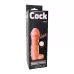 Фаллоудлинитель с кольцом COCK size S - 13,5 см телесный 