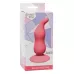 Розовая анальная пробка Waved Anal Plug Pink - 11 см розовый 