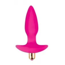 Розовая коническая анальная пробка Sweet Toys - 10,5 см розовый 