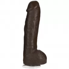 Коричневый фаллоимитатор BAM Huge 13  Realistic Cock - 31 см коричневый 