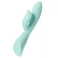 Мятный вибратор Sensy с функцией реакции на касание - 20 см мятный 