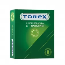 Текстурированные презервативы Torex  С точками  - 3 шт  