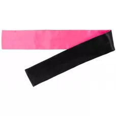 Набор из 5 черно-розовых атласных лент для связывания черный с розовым 