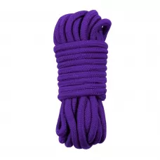 Фиолетовая верёвка для любовных игр - 10 м фиолетовый 