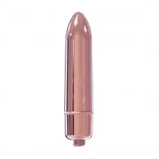 Розовая гладкая вибропуля So Divine Halo Bullet Vibrator - 8 см розовый 