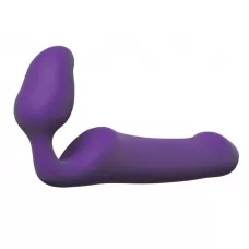 Фиолетовый безремневой страпон Queens L фиолетовый 