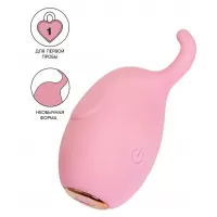 Розовый клиторальный стимулятор Mr. Elephant розовый 