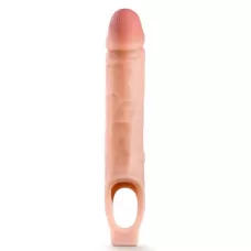 Телесная насадка на пенис 10 Inch Cock Sheath Extender - 25 см телесный 