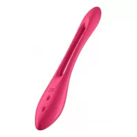 Красный многофункциональный вибратор для пар Satisfyer Elastic Joy красный 