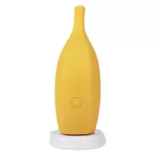 Желтый перезаряжаемый вибратор Ba-banana - 8,2 см желтый 