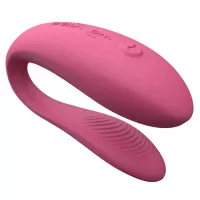 Розовый вибратор для пар We-Vibe Sync Lite розовый 