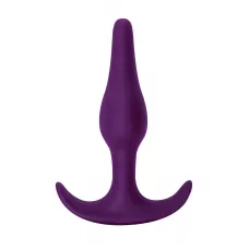 Фиолетовая анальная пробка Starter - 10,5 см фиолетовый 