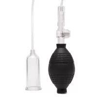 Прозрачная клиторальная вакуумная помпа Clitoral Pump with Quick Release прозрачный 