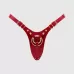 Красный пояс для фиксации насадок Strap-On-Me Leatherette Harness Fabulous красный S-M-L-XL-XXL