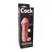 Фаллоудлинитель с кольцом COCK size M - 15 см телесный 