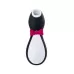 Вакуум-волновой бесконтактный стимулятор клитора Satisfyer Penguin черный с белым 
