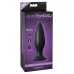 Чёрная большая анальная вибропробка Large Rechargeable Anal Plug - 13,5 см черный 