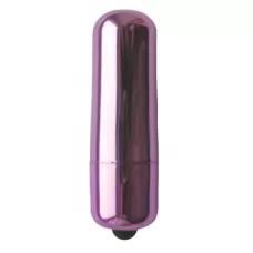 Фиолетовая гладкая вибропуля Erowoman-Eroman - 5,5 см фиолетовый 