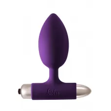 Фиолетовая анальная вибропробка New Edition Perfection - 11,1 см фиолетовый 