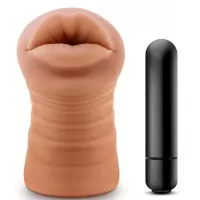Кофейный мастурбатор-ротик Isabella кофейный 