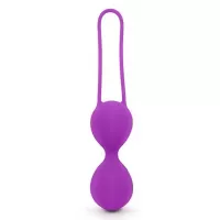 Фиолетовые вагинальные шарики на силиконовом шнурке фиолетовый 