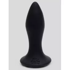 Черная анальная вибропробка Sensation Rechargeable Vibrating Butt Plug - 8,9 см черный 
