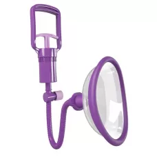Фиолетовая клиторальная помпа Pleasure Pump фиолетовый 