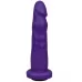Фиолетовая реалистичная насадка-плаг - 16,2 см фиолетовый 