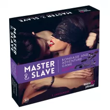 БДСМ-набор Master Slave Bondage And Adventure Game фиолетовый с черным 