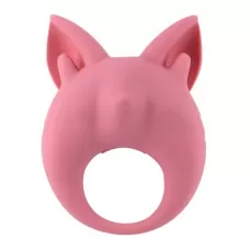 Розовое перезаряжаемое эрекционное кольцо Kitten Kiki розовый 