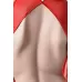 Игровой костюм медсестры: платье,головной убор и стетоскоп белый с красным S-M-L