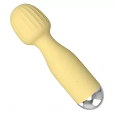 Желтый мини-вибратор с шаровидной головкой желтый Желтый мини-вибратор с шаровидной головкой желтый