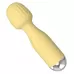 Желтый мини-вибратор с шаровидной головкой желтый 