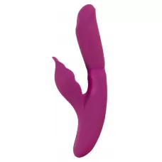 Лиловый вибратор-кролик 4 Function Vibrator - 24 см лиловый 
