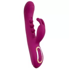 Лиловый вибратор-кролик 2 Function Vibrator Squirting - 22,5 см лиловый 