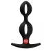 Черный анальный стимулятор B Balls Duo - 13 см черный 