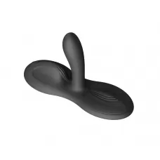 Черная виброподушка с функцией нагрева Flora черный 